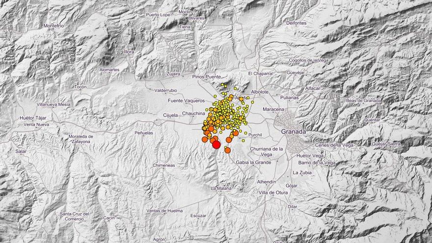 Siguen los movimientos sísmicos en Granada