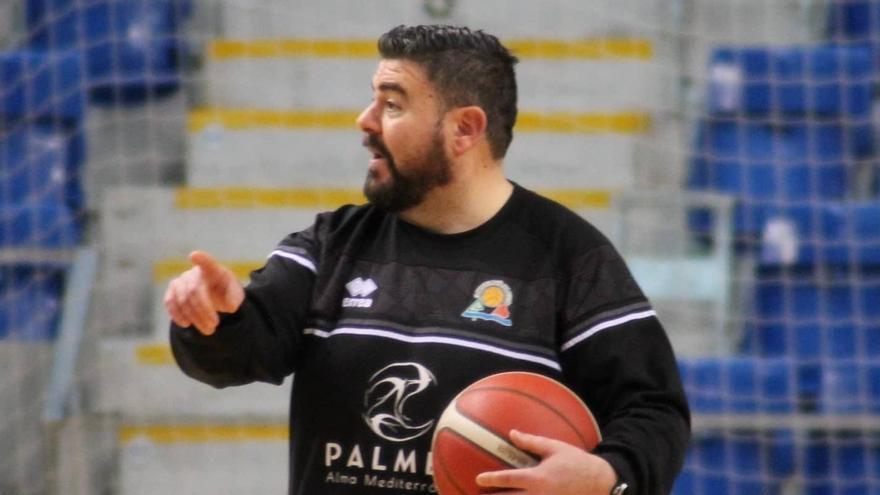 Pau Tomàs, durante un entrenamiento en el Palau.