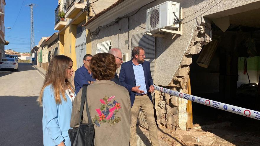 Piden un &quot;campamento de atención permanente&quot; para los afectados por la riada en Javalí Viejo y La Ñora