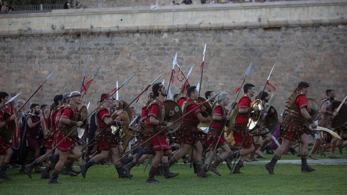 Gran Batalla de Carthagineses y Romanos.