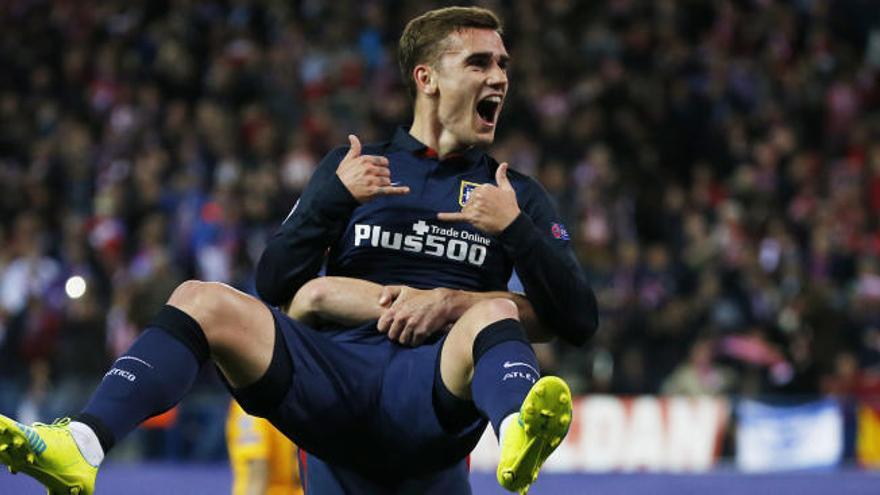 Griezmann celebrando un tanto.