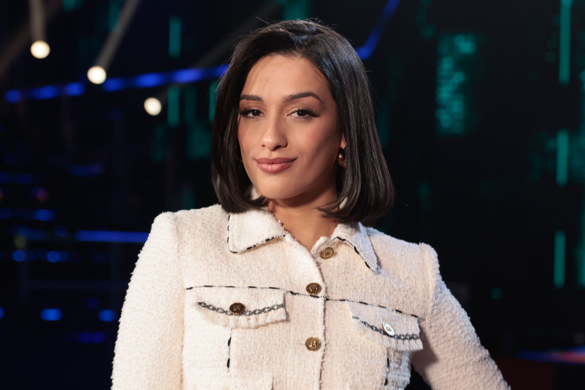 Chanel Terrero, la representante de España a Eurovisión 2022, en la presentación del programa 'Cover night'