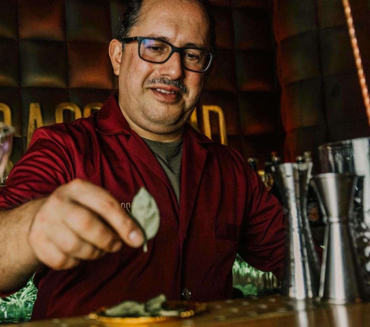 Rafa Martín en una de sus creaciones