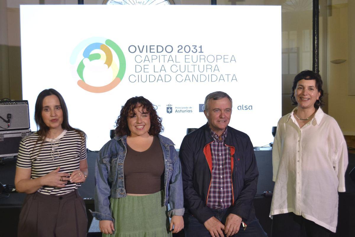 Paula Mota, Marta Fernández Silverio, Rodolfo Sánchez y Zoe López.