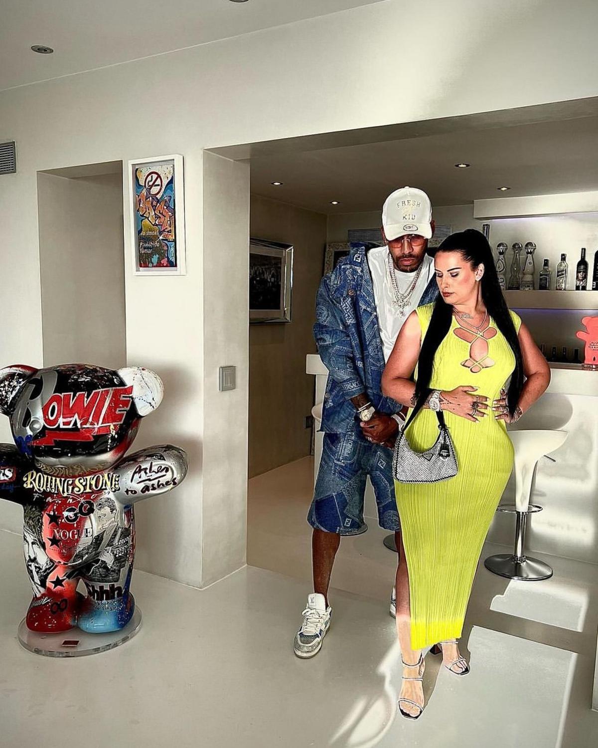 Aubameyang, en familia