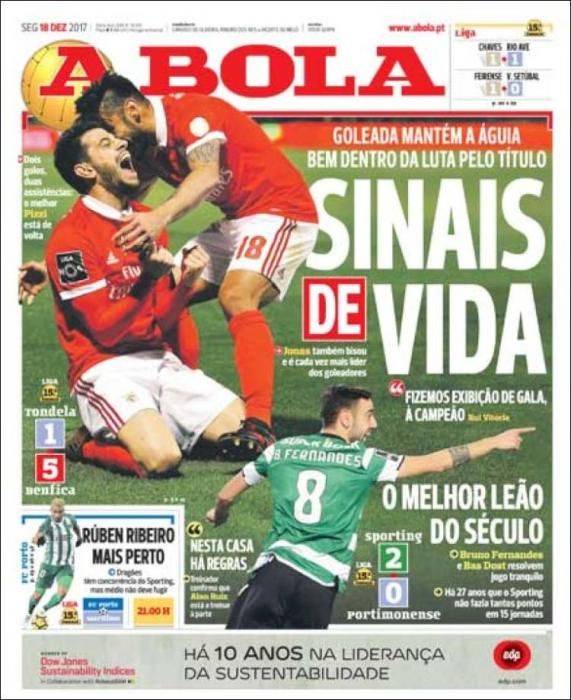 Portadas lunes 18 de diciembre de 2017