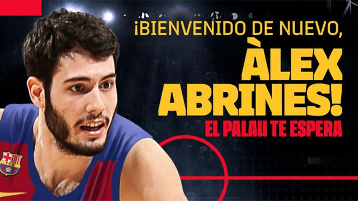 Las primeras palabras de Abrines como culé