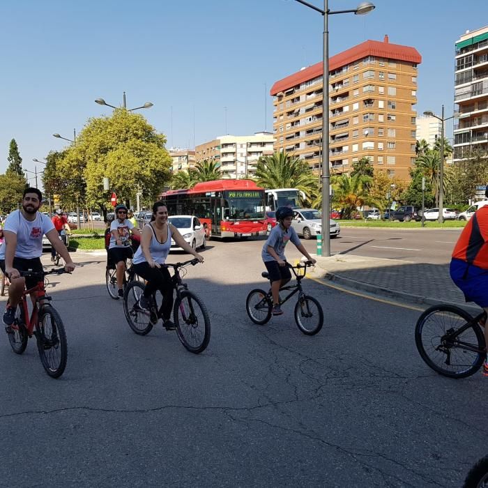 Marcha en bici desde los tres municipios.