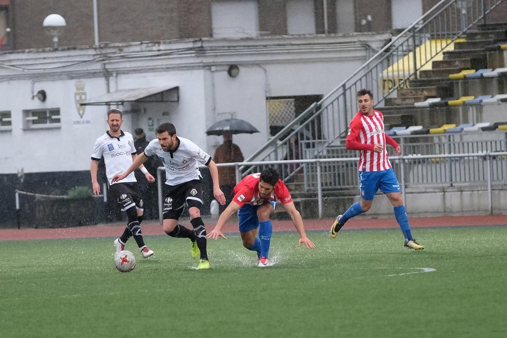 El partido entre el Caudal y el Sporting B, en imágenes