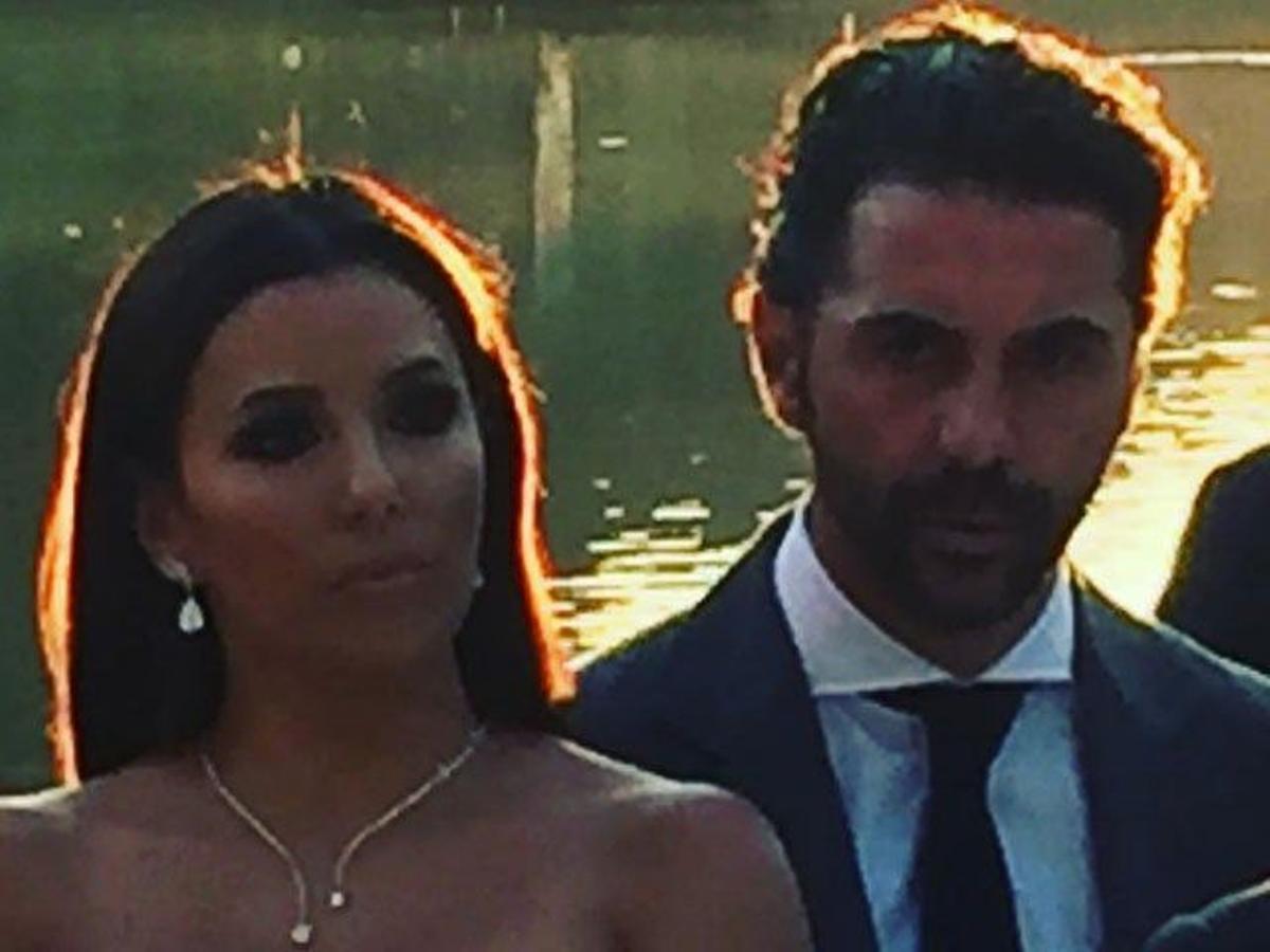 Eva Longoria y Pepe Bastón, en su boda