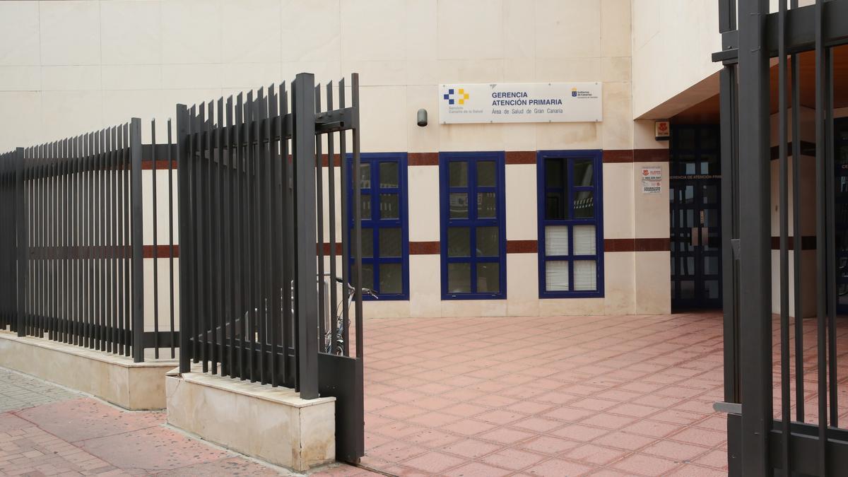 Entrada al Centro de Salud de Guanarteme, en Las Palmas de Gran Canaria.