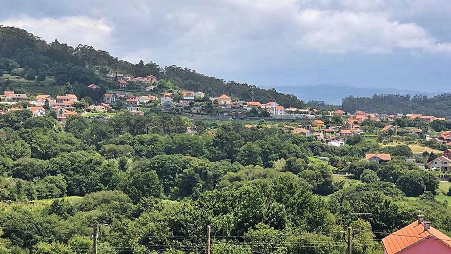 Vista panorámica de la parroquia de Coiro.   | // G.NÚÑEZ