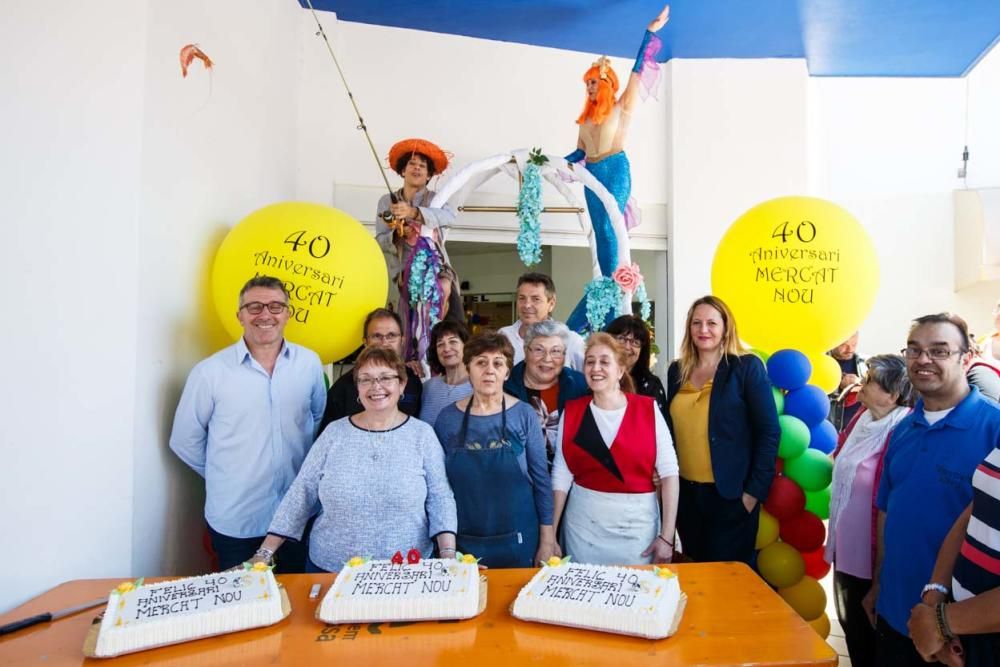 El Mercat Nou de Vila celebra su cumpleaños con actividades, música y una fiesta infantil