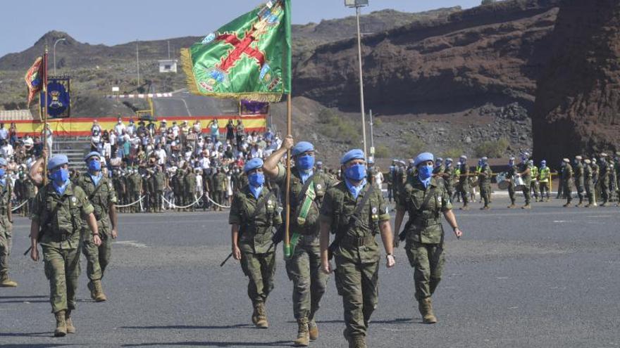 Despedida a militares que parten a Beirut en misión de Paz