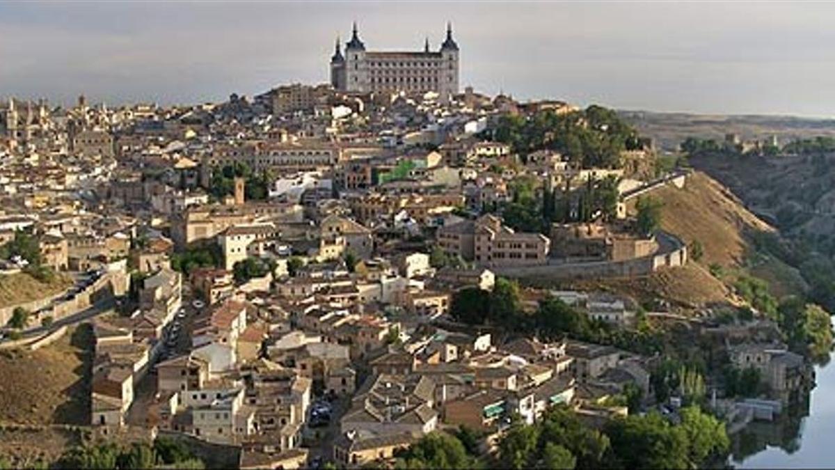 Vista aérea de Toledo.