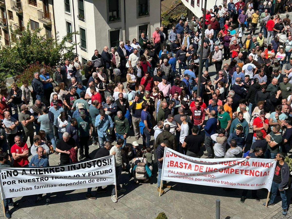 Participantes en la protesta.