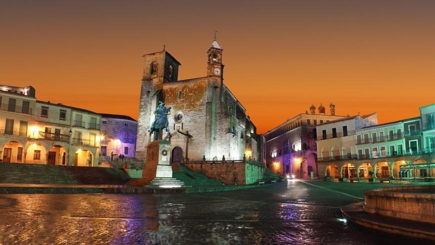 Plaza Mayor de Trujillo, una de las nuevas incorporaciones al listado de los pueblos más bonitos de España.