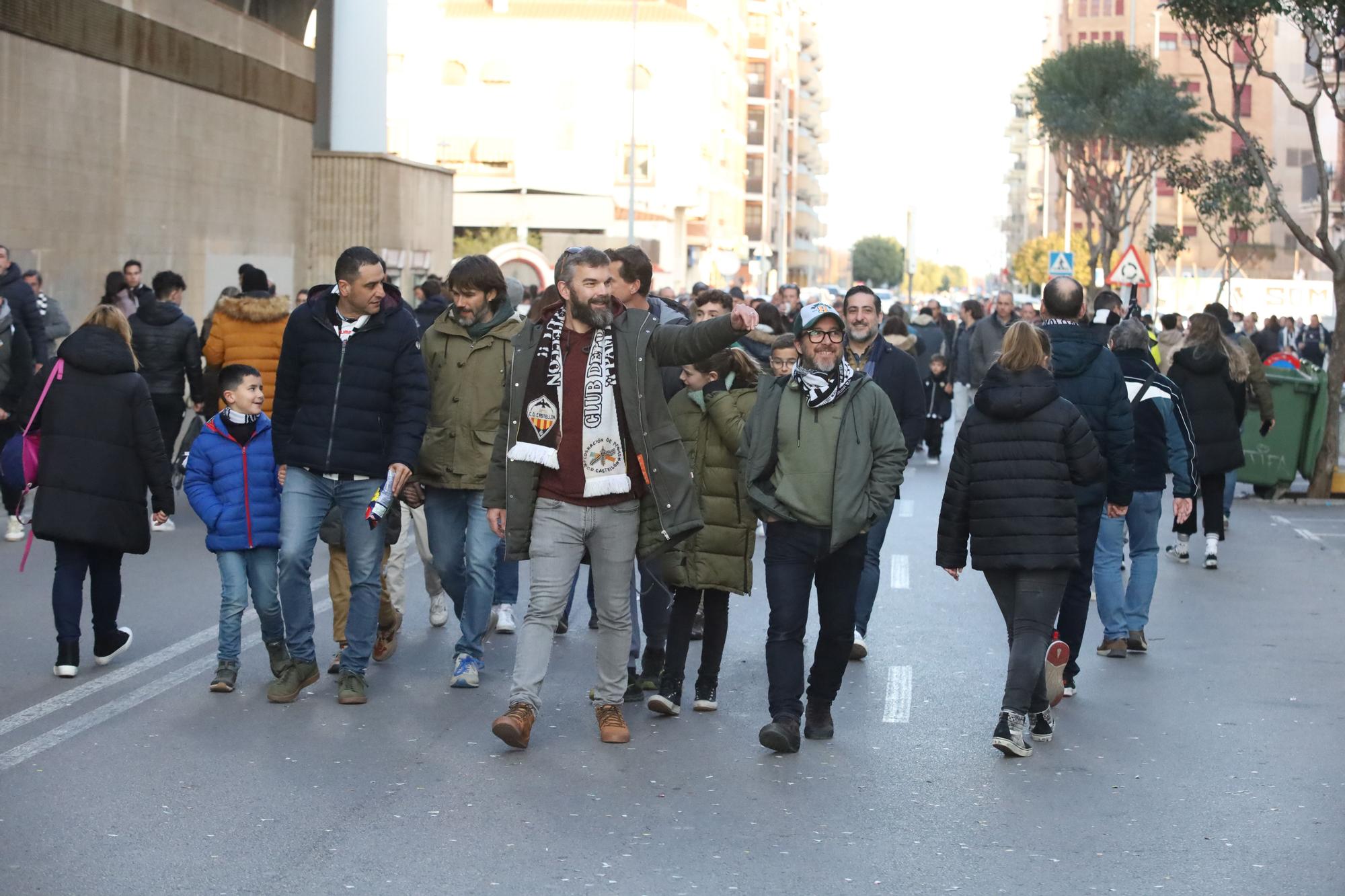 Galería | Así ha recibido la afición al Castellón antes de medirse al Eldense