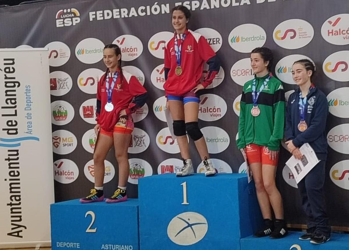 Fotogalería | Los éxitos extremeños en el Campeonato de España de lucha