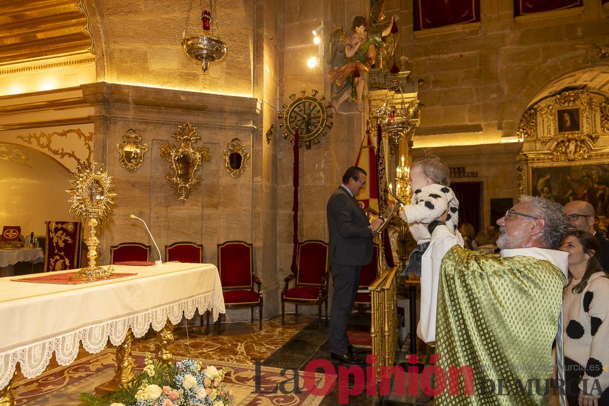 Presentación a la Vera Cruz de Caravaca de los niños nacidos en 2023