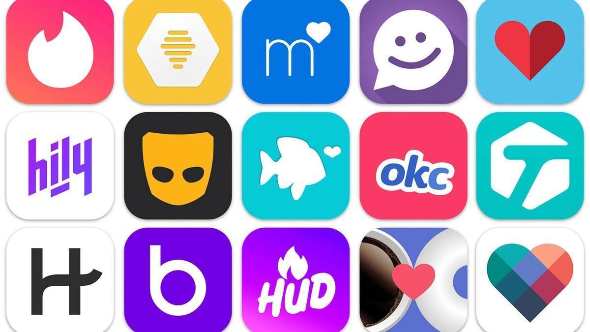 Aplicaciones como OKCupid y Grindr.