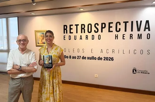 Eduardo Hermo celebra 30 anos de arte cunha mostra retrospectiva en Ribeira
