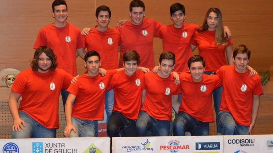 El equipo cadete clasificado para el Campeonato de España. // FdV