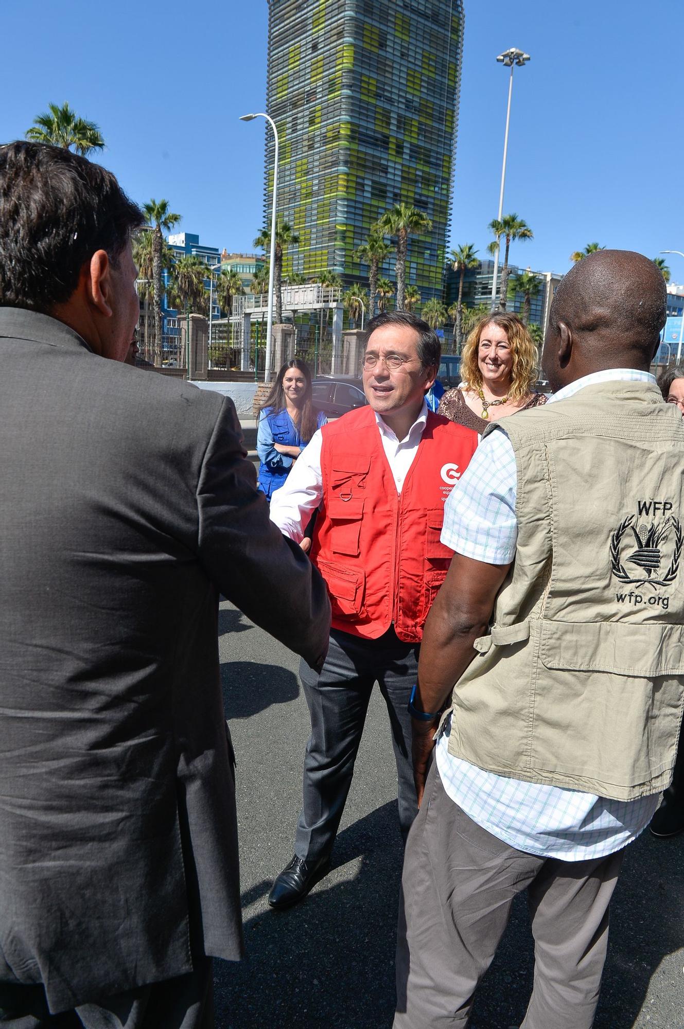 Visita de José Manuel Albares a la sede del Programa Mundial de Alimentos