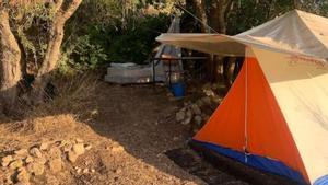 Uno de los alojamientos que se ofrecen en Ibiza, el camping romántico. D.I.