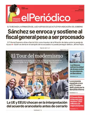 La portada de EL PERIÓDICO del 30 de julio de 2025