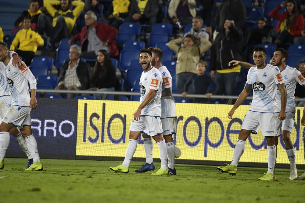 Así se celebró el gol de Domingos al Las Palmas