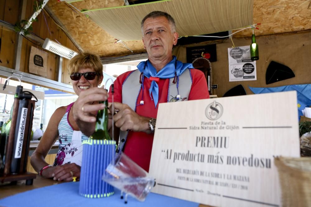 Entrega de los premios del Mercadín de la XXV edición de la Fiesta de la Sidra Natural