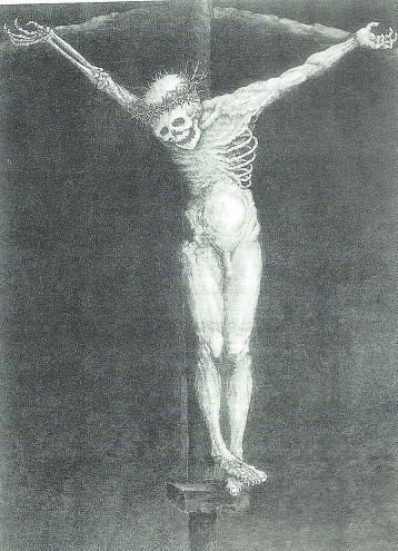 Dibujo ‘Crucifixión’ (1986), Luis Arencibia.