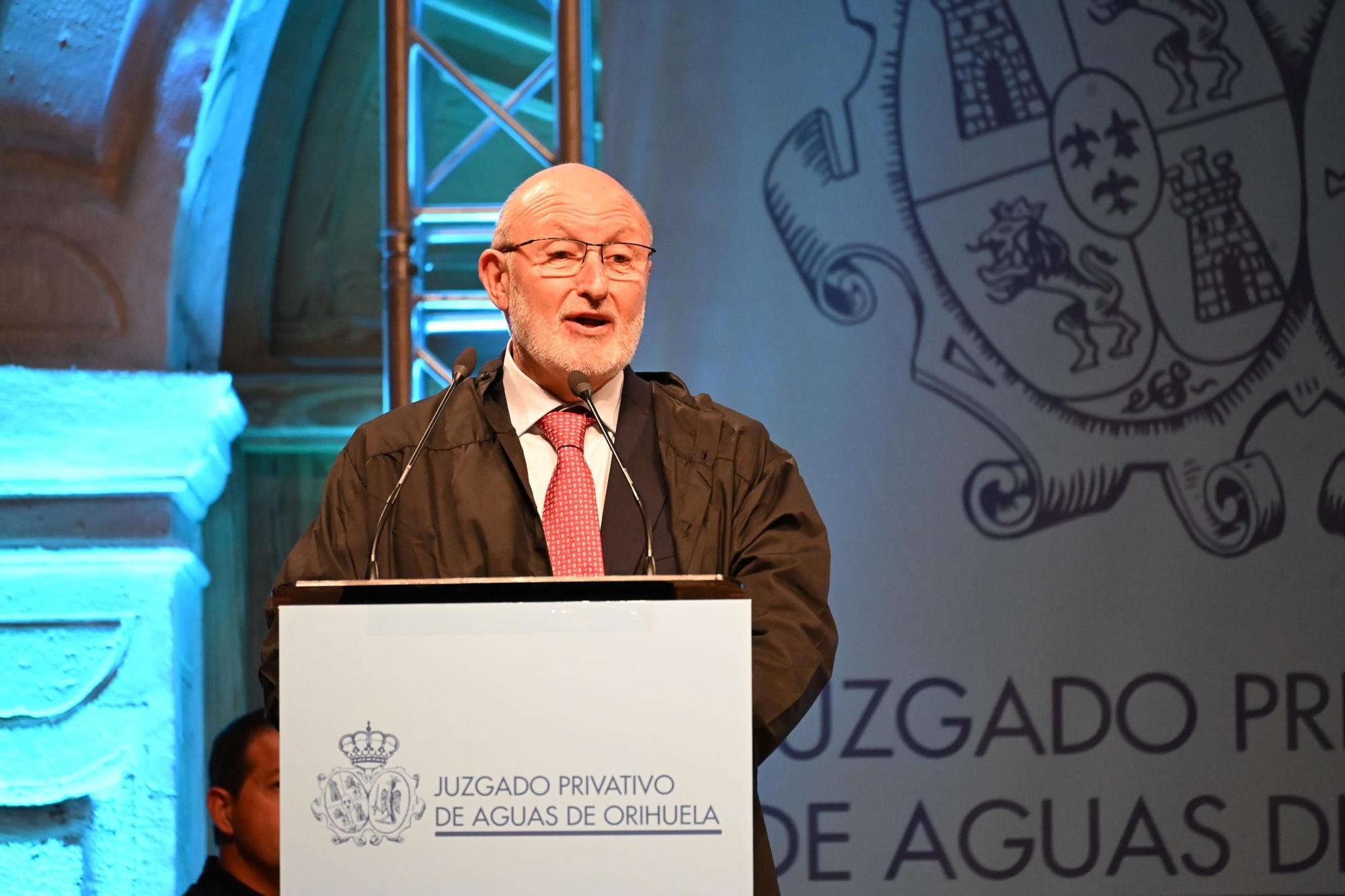 Entrega de los Premios de las Aguas en el 750 aniversario del Juzgado Privativo de Aguas de Orihuela