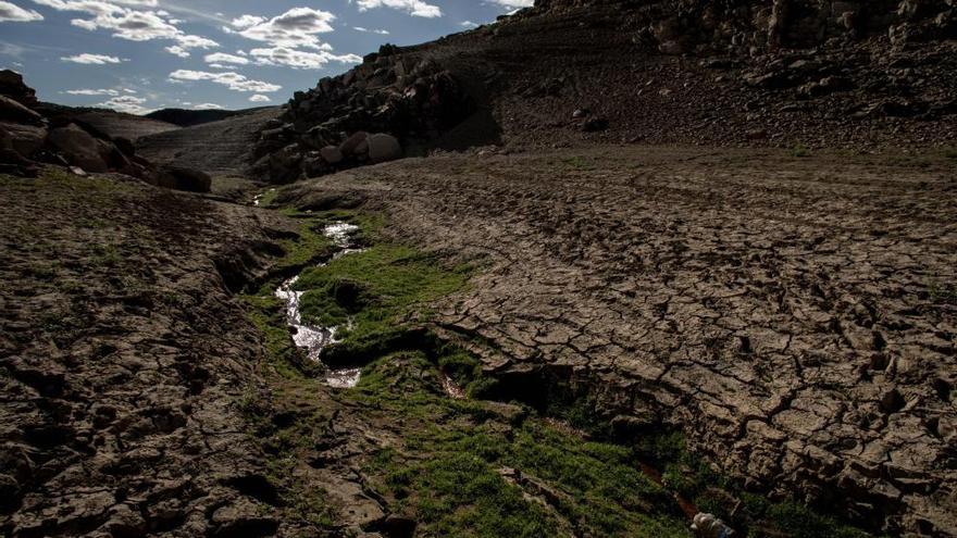 Sequía en Zamora: Mínimos en el embalse del Esla