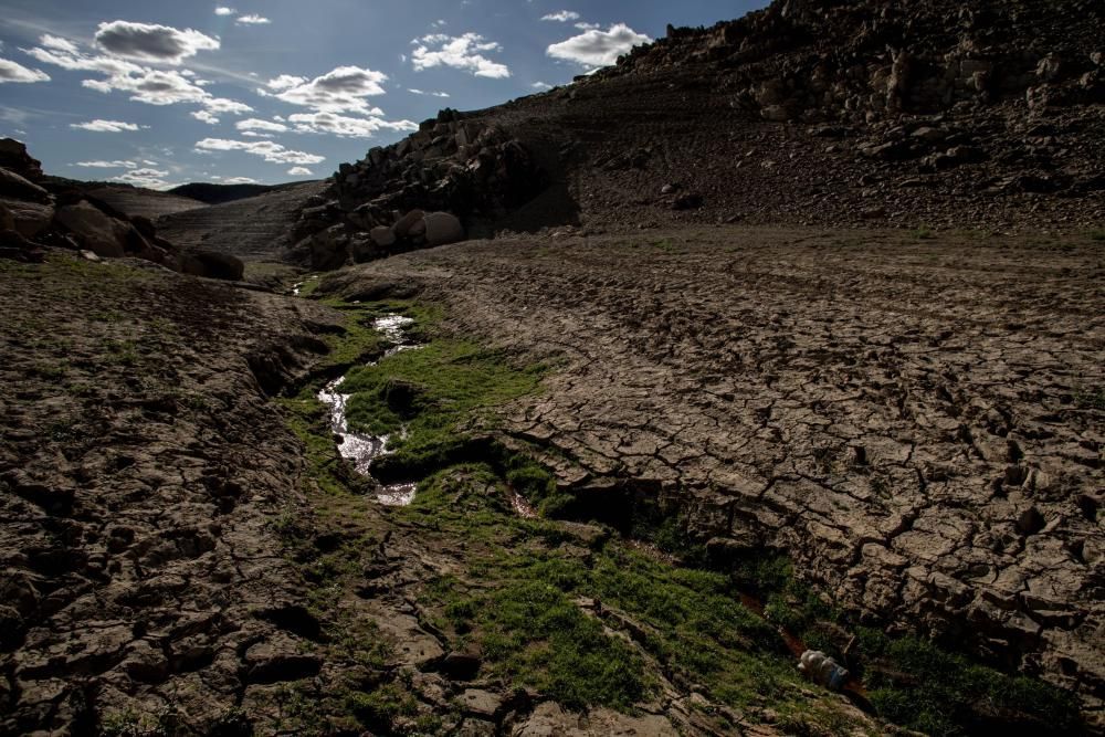 Sequía en Zamora: Mínimos en el embalse del Esla