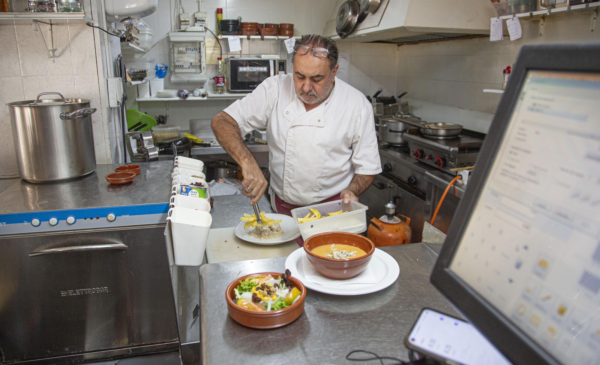 Menú de plato único a 4 euros en Alicante