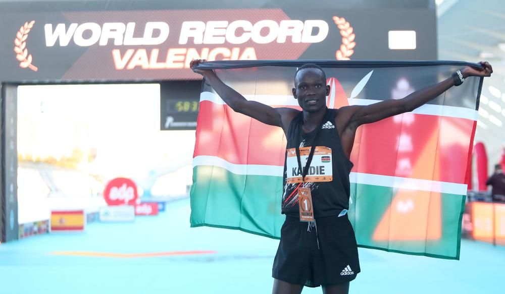 Récord del mundo en la Medio Maratón de València