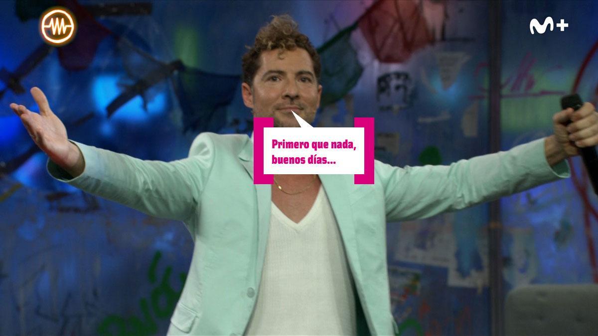 ¿Cómo están los máquinas? Pues David Bisbal, de pie durante toda 'La Resistencia'