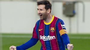 El Spotify Camp Nou reclama, de nuevo, la vuelta de Messi en el minuto 10