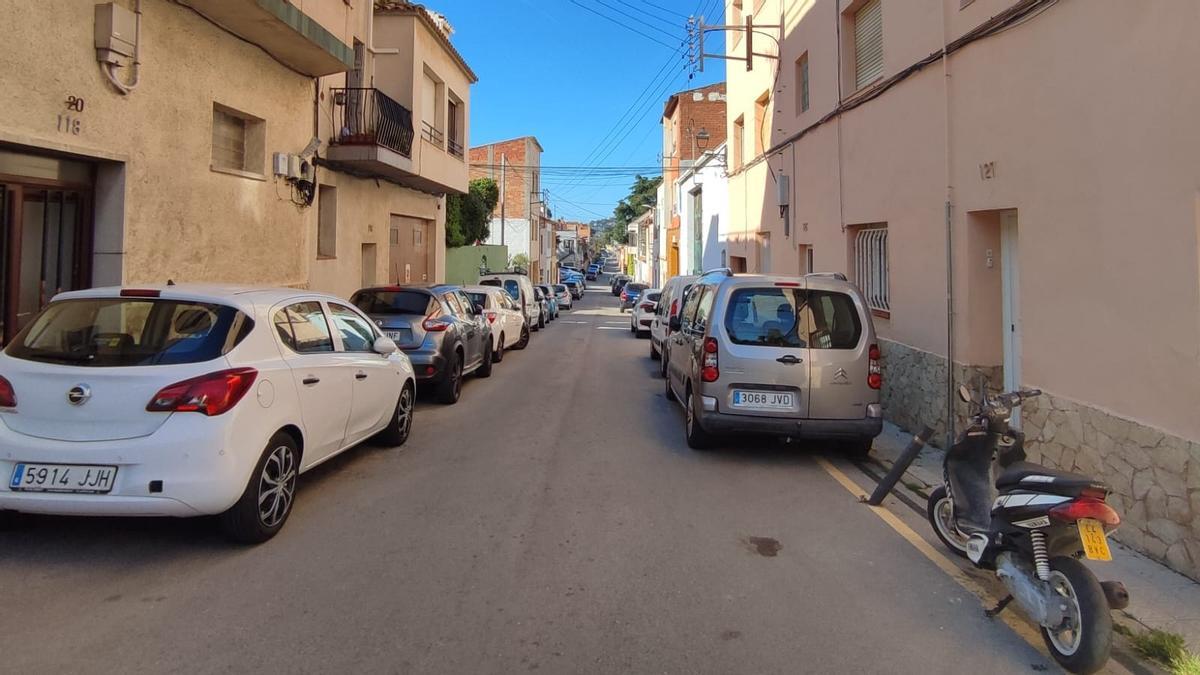 El carrer Trafalgar de Sant Feliu de Guíxols.