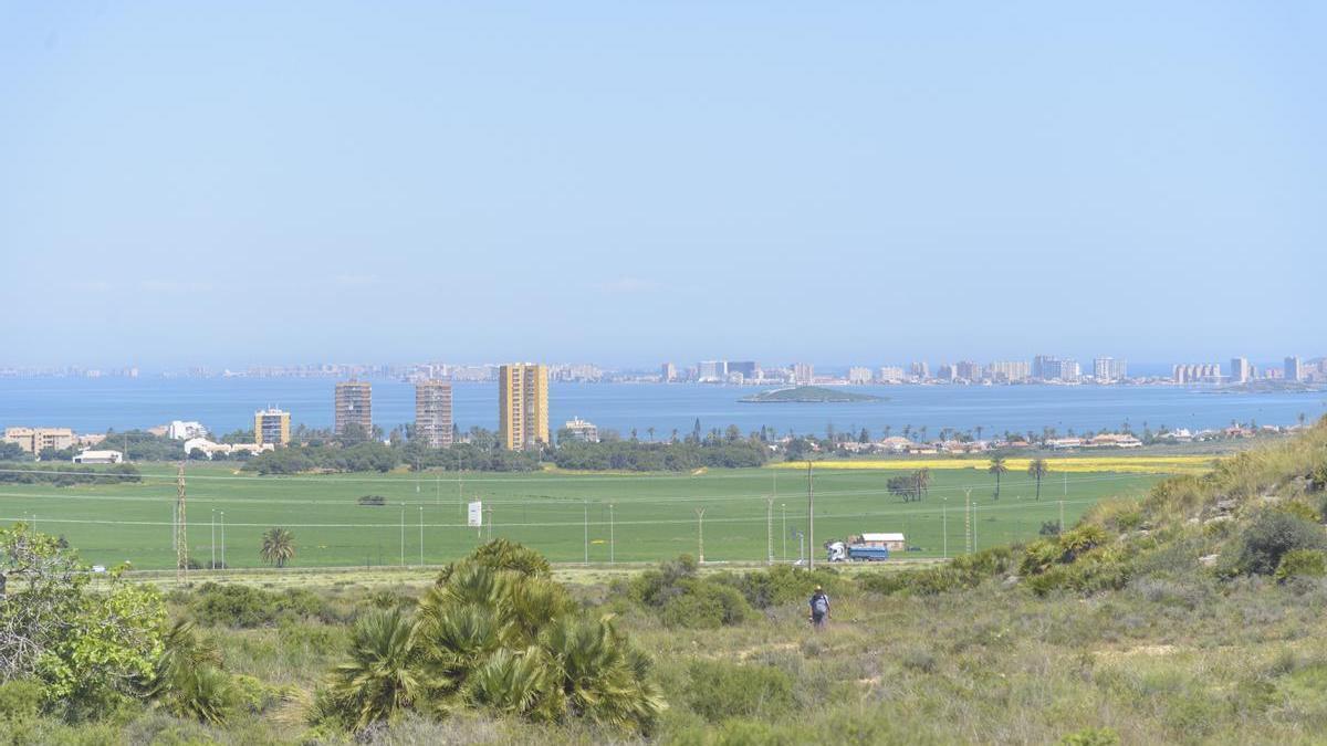 El Mar Menor, desde los montes del parque regional de Calblanque.