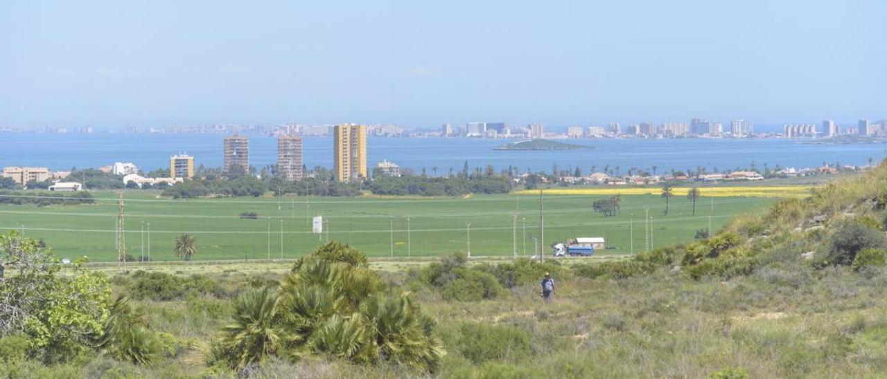 El Mar Menor, desde los montes del parque regional de Calblanque.