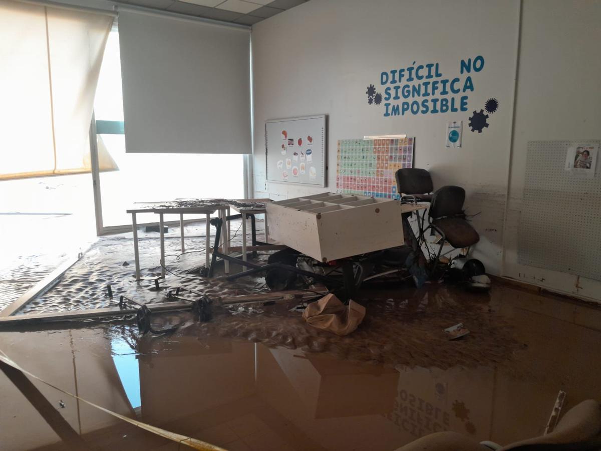 Instalaciones anefada de agua.