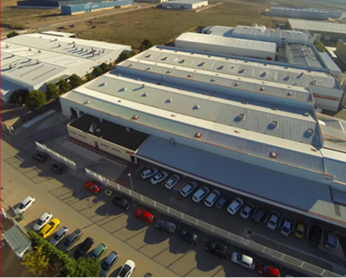 Vista aérea de la planta de SMR en Épila, que aumentará su capacidad de producción.