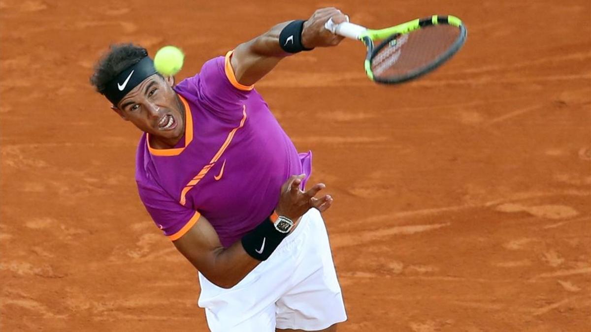 Rafa Nadal, adelante en Roma