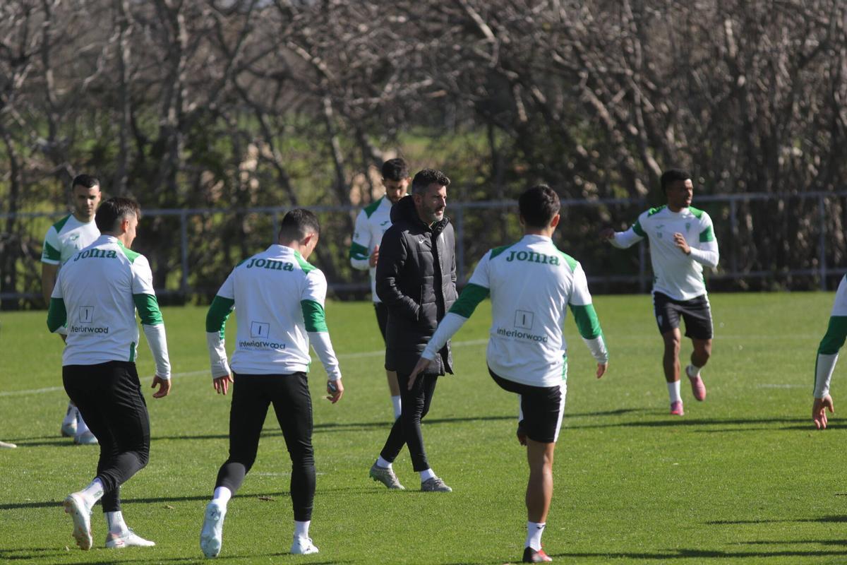 Entrenamiento del Córdoba en la Ciudad Deportiva