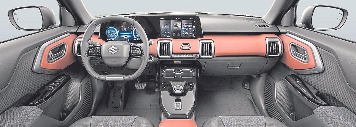 El interior del nuevo modelo de Suzuki.