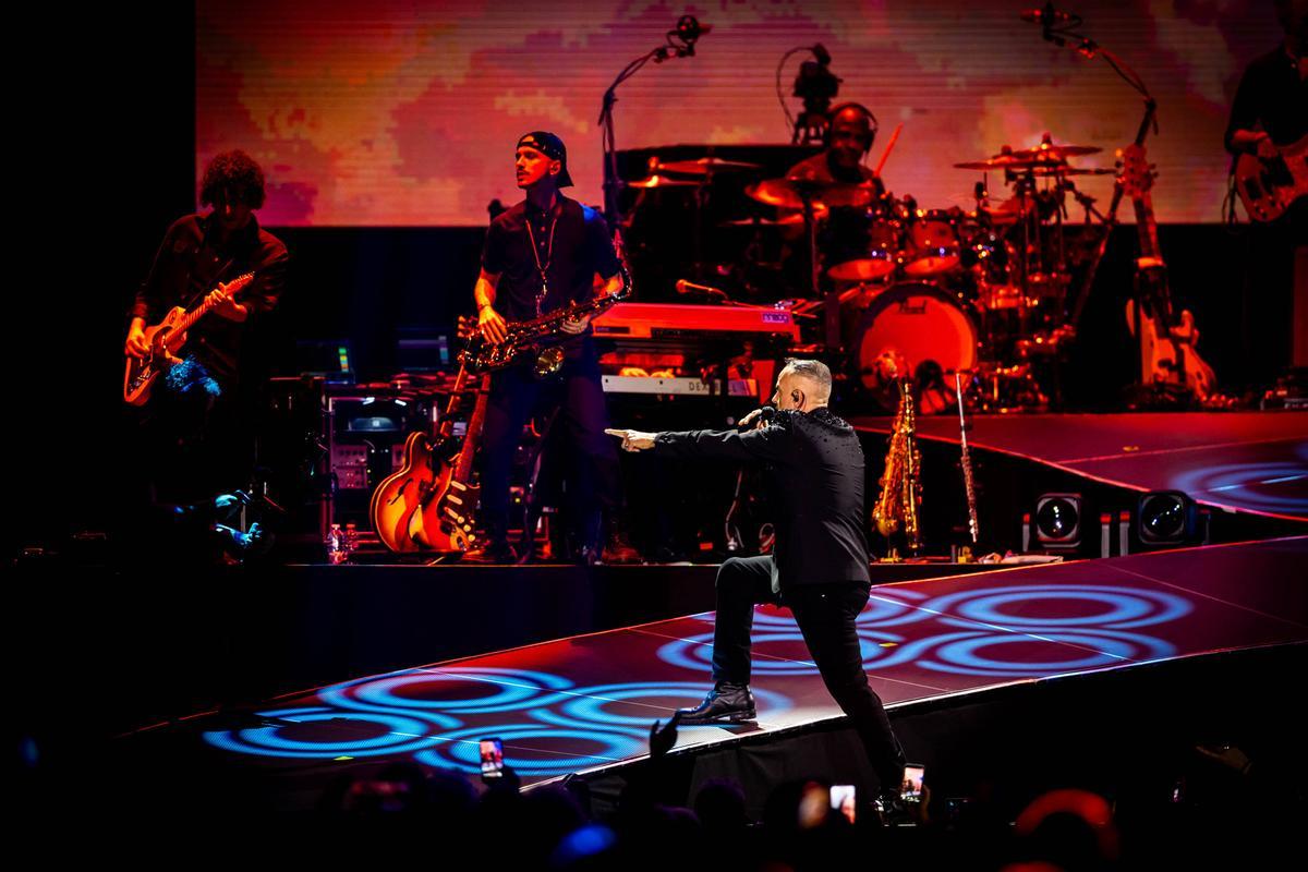 Eros Ramazzotti en el Palau Sant Jordi.