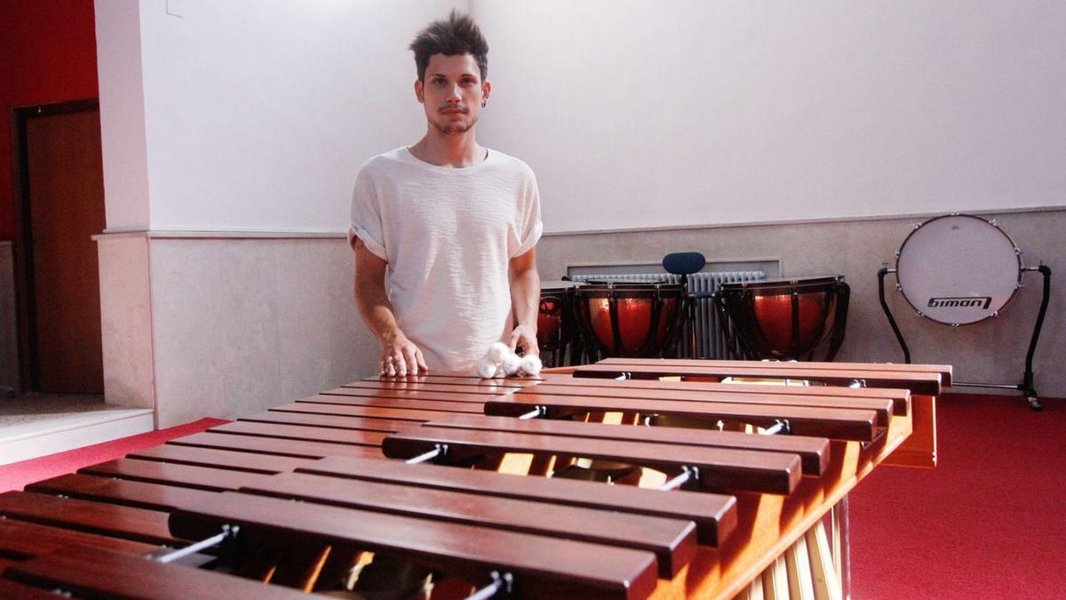 El percusionista Diego Rubio. | J. de la Fuente